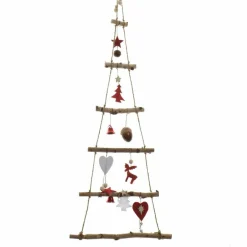 Déco Et Objet De Noël|KAEMINGK Sapin à suspendre en bois (H100 cm) Géant Naturel