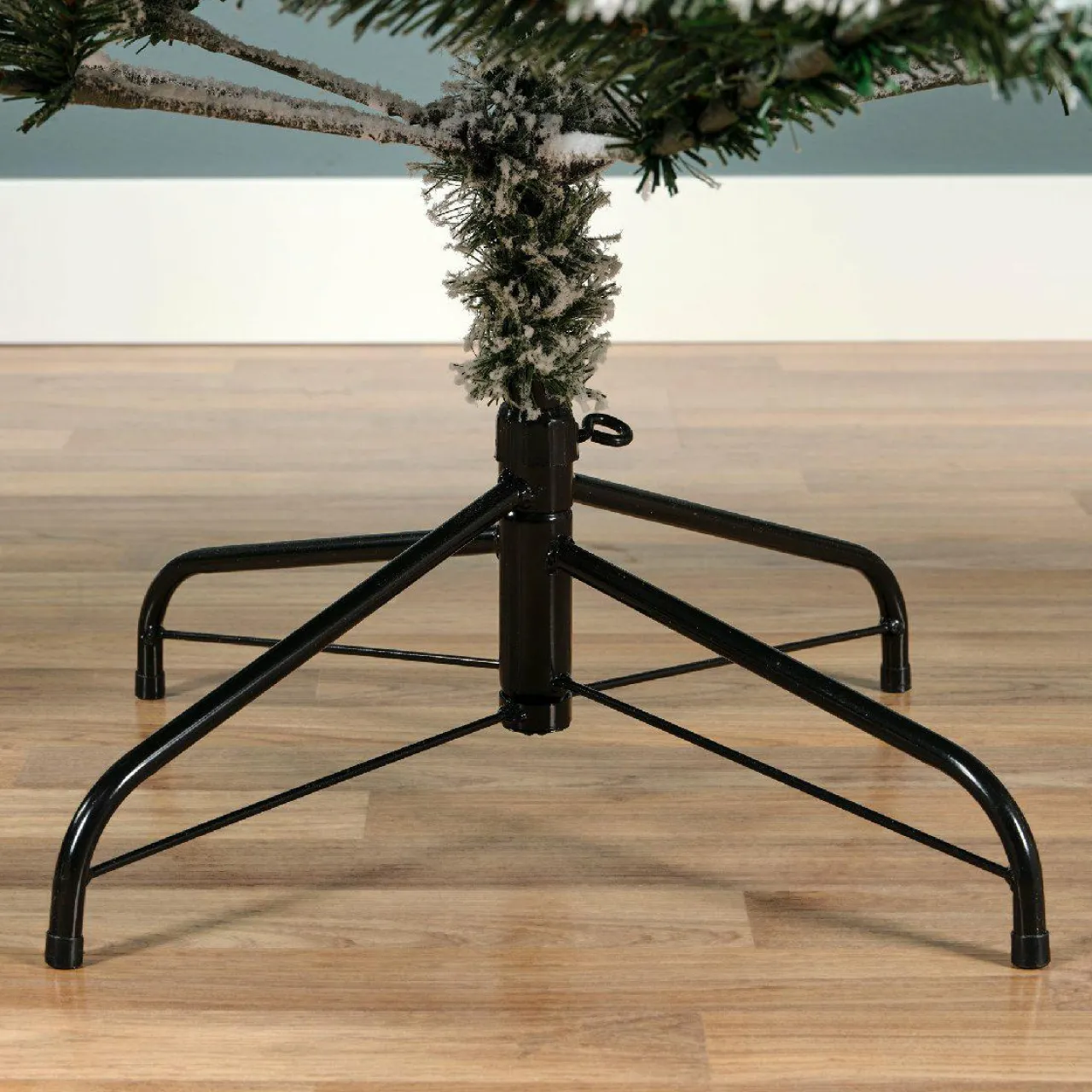 Sapin Artificiel De Noël|EMINZA Sapin artificiel de Noël (H150 cm) King Vert enneigé Sapin enneigé