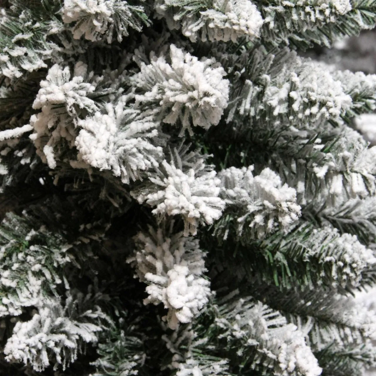 Sapin Grande Taille|Sapin Artificiel De Noël|EMINZA Sapin artificiel de Noël (H210 cm) Narrow Vert enneigé Sapin enneigé