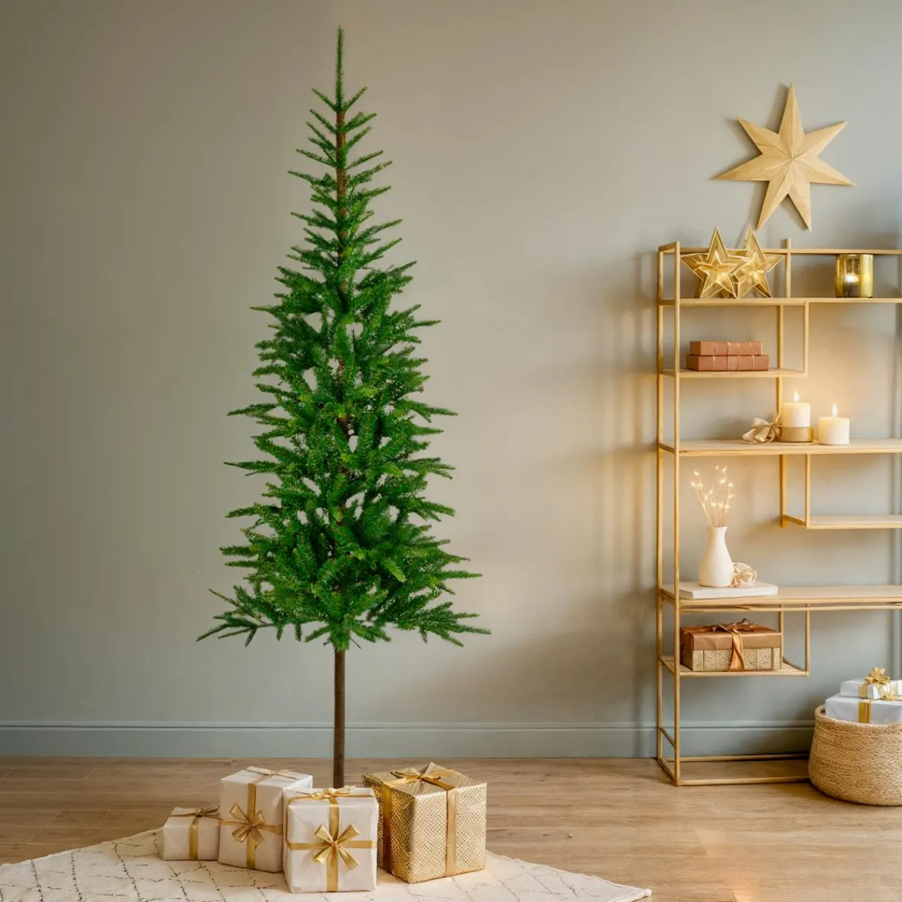 Sapin Artificiel De Noël|EMINZA Sapin artificiel de Noël (H180 cm) Glockner Vert sapin Sapin vert