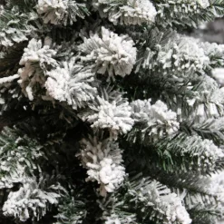 Sapin Grande Taille|Sapin Artificiel De Noël|EMINZA Sapin artificiel de Noël (H240 cm) Narrow Vert enneigé Sapin enneigé