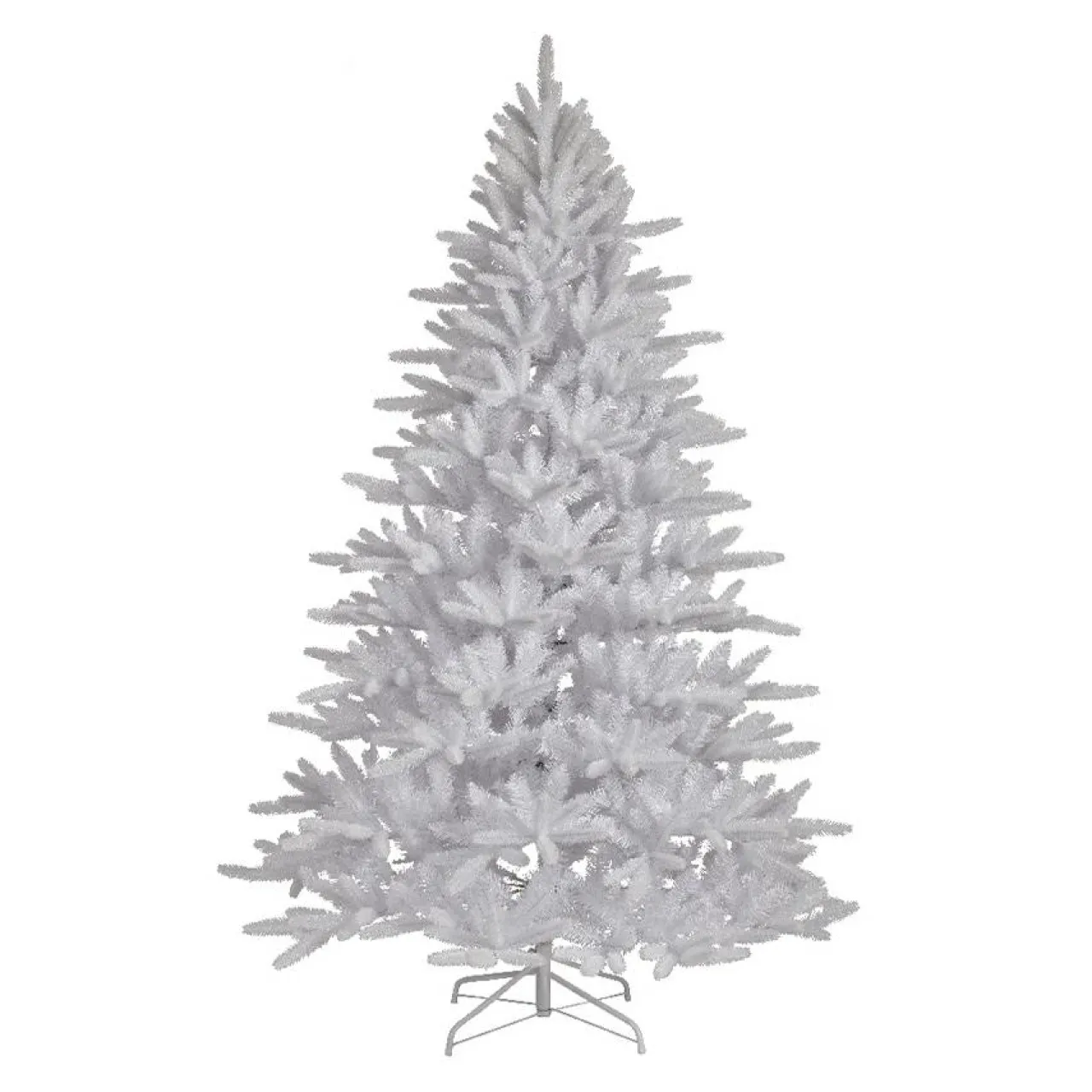 Sapin Grande Taille|Sapin Artificiel De Noël|EMINZA Sapin artificiel de Noël (H240 cm) Odense Blanc irisé et pailleté Sapin blanc