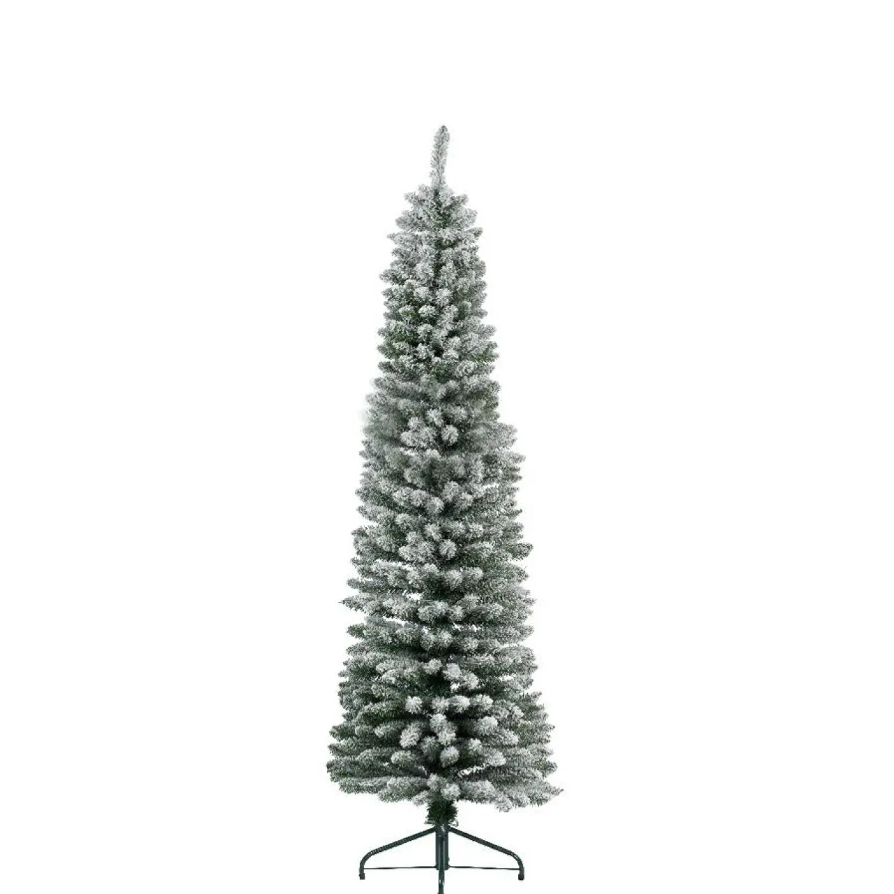Sapin Artificiel De Noël|EMINZA Sapin artificiel de Noël (H180 cm) Narrow Vert enneigé Sapin enneigé