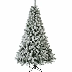 Sapin Artificiel De Noël|EMINZA Sapin artificiel de Noël (H180 cm) King Vert enneigé Sapin enneigé