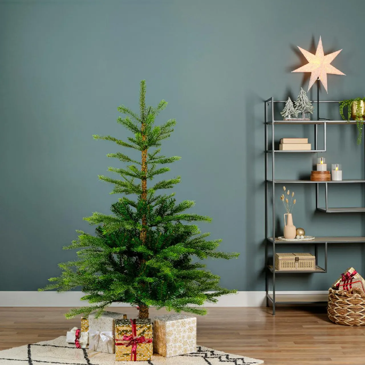 Sapin Artificiel De Noël|EMINZA Sapin artificiel de Noël (H120 cm) Glorious Vert sapin Sapin vert