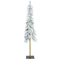 Sapin Artificiel De Noël|EMINZA Sapin artificiel de Noël (H120 cm) Sierra Vert enneigé Sapin enneigé