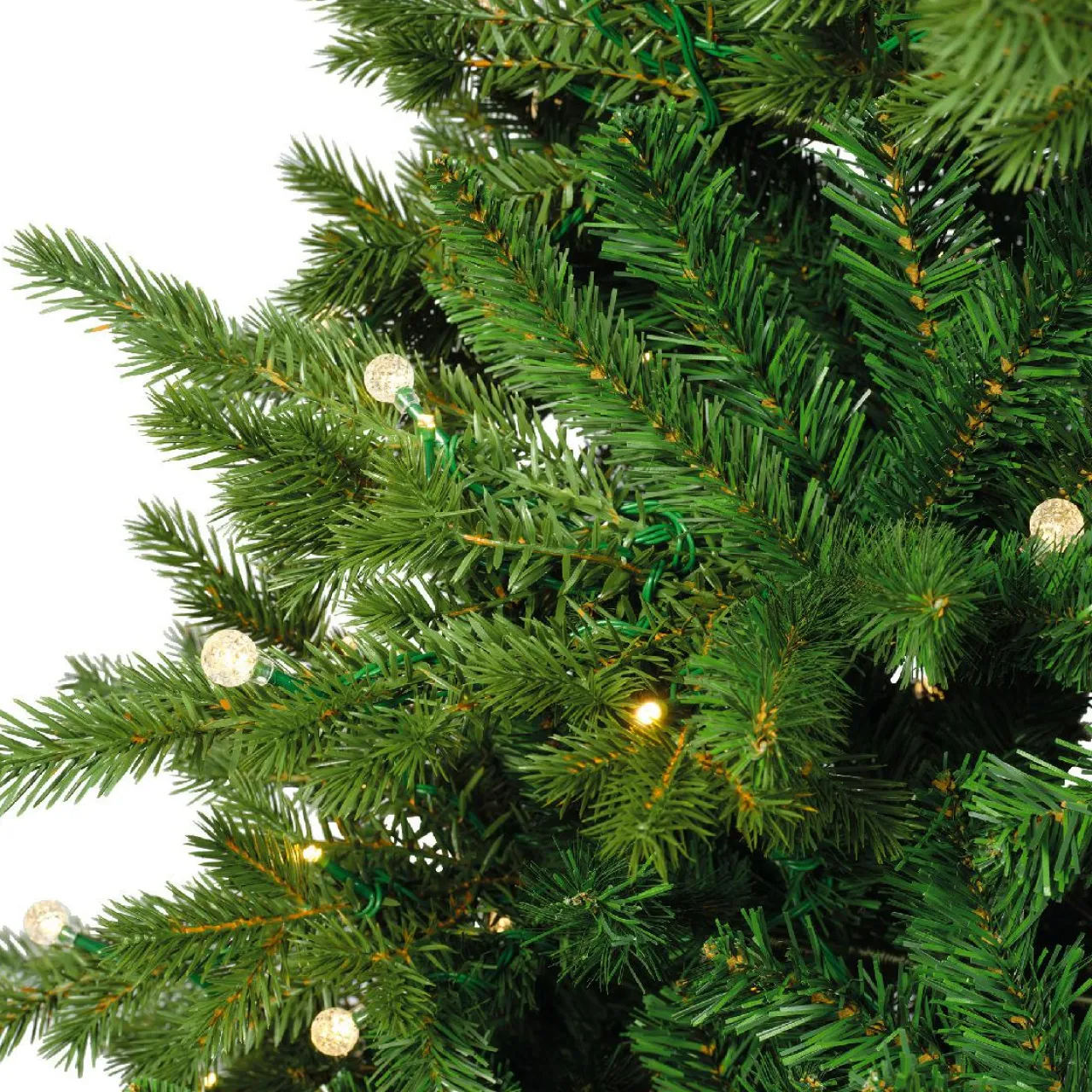 Sapin Artificiel De Noël|EMINZA Sapin de Noël artificiel lumineux 350 LED (H180 cm) Idaho Vert sapin Sapin vert lumineux
