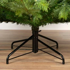 Sapin Grande Taille|Sapin Artificiel De Noël|EMINZA Sapin de Noël artificiel lumineux 700 LED (H240 cm) Glorious Vert sapin Sapin vert lumineux