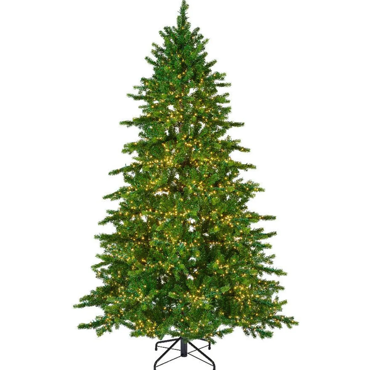 Sapin Artificiel De Noël|EMINZA Sapin de Noël artificiel lumineux 3000 LED (H180 cm) Caucasia Nordmann Vert sapin Sapin vert lumineux