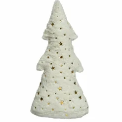 Déco Et Objet De Noël|KAEMINGK Sapin de Noël (H40 cm) Douceur étoiles dorées Blanc