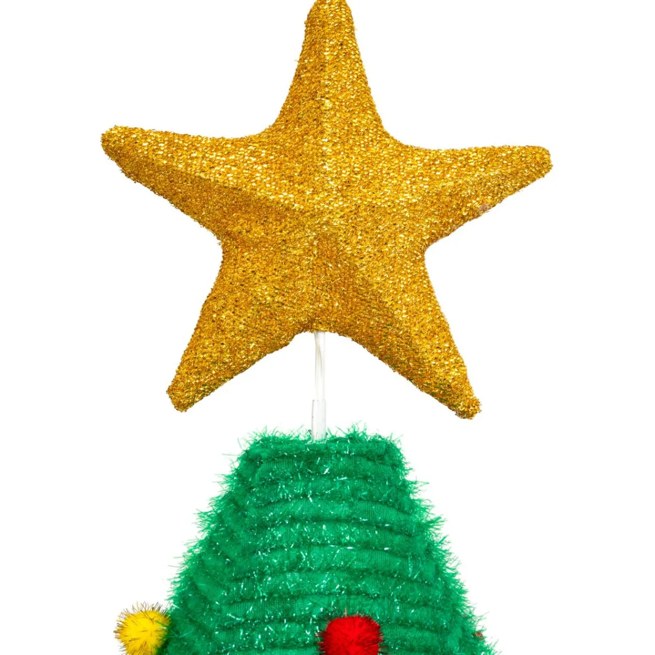 Personnage, Objet Grand Format|Déco Et Objet Lumineux|JJA Sapin de Noël lumineux 200 LED (H188 cm) Grande étoile Blanc froid Vert