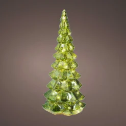 Déco Et Objet De Noël|Déco Et Objet Lumineux|KAEMINGK Sapin de Noël lumineux à piles 20 LED (H32 cm) Eternel Vert