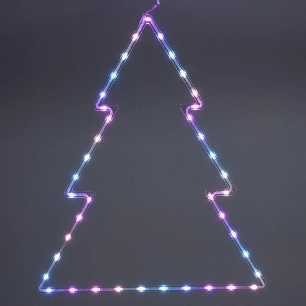 Déco Et Objet De Noël|Déco Et Objet Lumineux|KOOPMAN Sapin lumineux néon 41 LED H60 cm Noël Multicolore