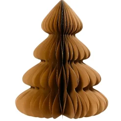 Déco Et Objet De Noël|KAEMINGK Sapin papier à poser (H60 cm) Fermeture Magnétique Brun café