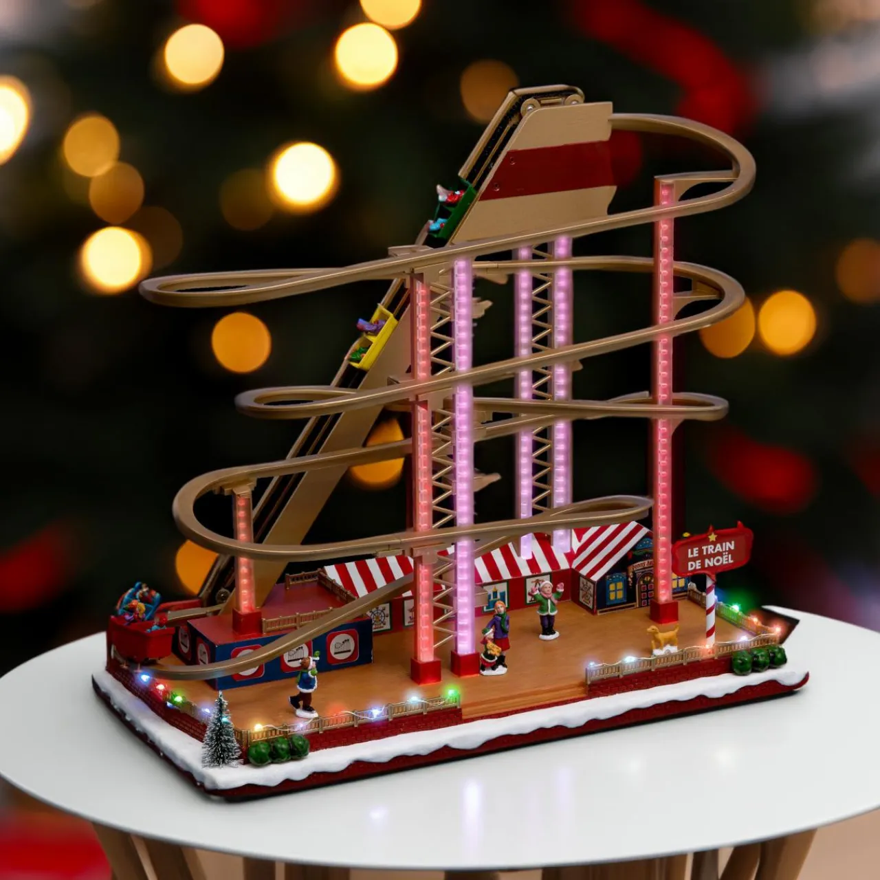 Village De Noël Lumineux|Feeric Lights & Christmas Scène de vie illuminée et musicale Grand 8