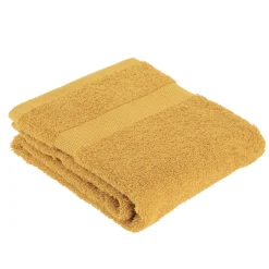 Linge De Bain|Serviette De Bain|TENDANCE Serviette de bain coton (50 x 90 cm) Timeless Jaune moutarde