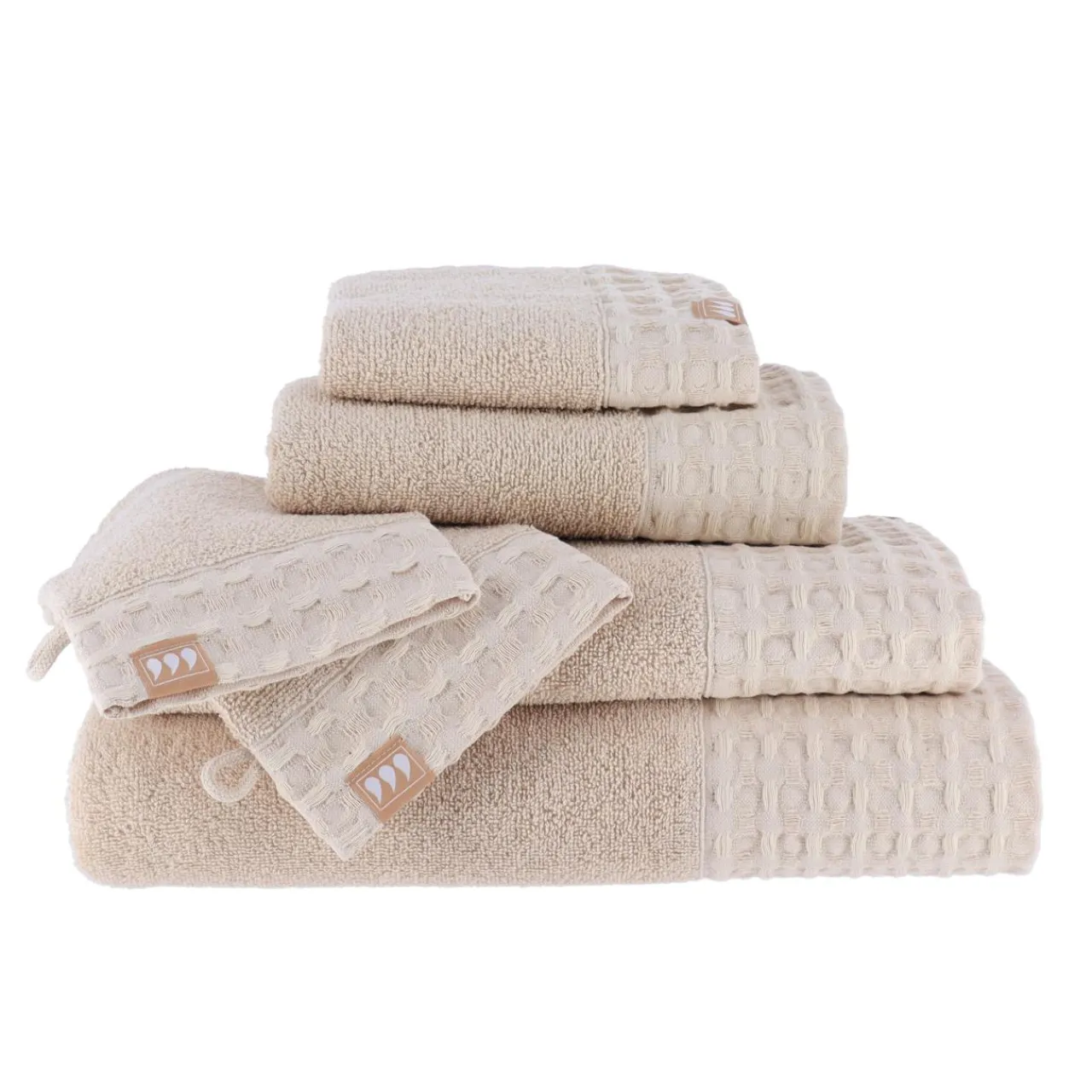 Linge De Bain|Serviette De Bain|TENDANCE Serviette de bain coton (50 x 90 cm) Season Color Beige