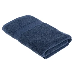 Linge De Bain|Serviette De Bain|TENDANCE Serviette de bain coton (70 x 130 cm) Timeless Bleu marine