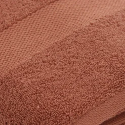 Linge De Bain|Serviette De Bain|TENDANCE Serviette de bain coton (90 x 150 cm) Timeless Terracotta
