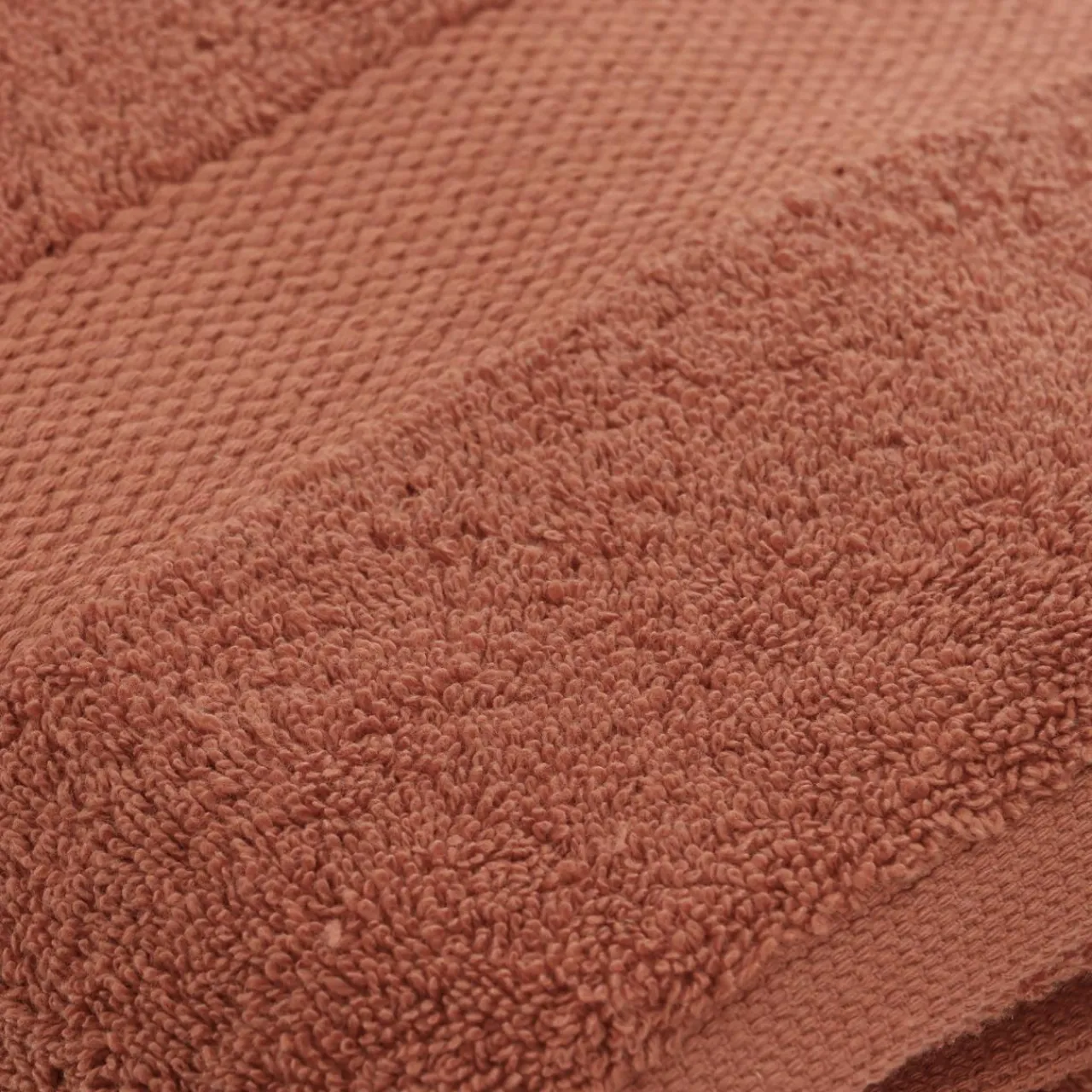 Linge De Bain|Serviette De Bain|TENDANCE Serviette de bain coton (90 x 150 cm) Timeless Terracotta