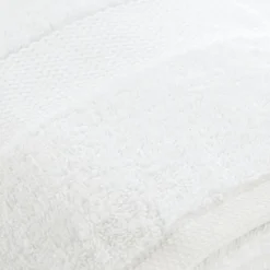 Linge De Bain|Serviette De Bain|TENDANCE Serviette de bain coton (90 x 150 cm) Timeless he Blanc