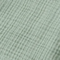 Linge De Bain|Serviette De Bain|EMINZA Serviette de bain gaze de coton (70 x 130 cm) Gaïa Vert Eucalyptus