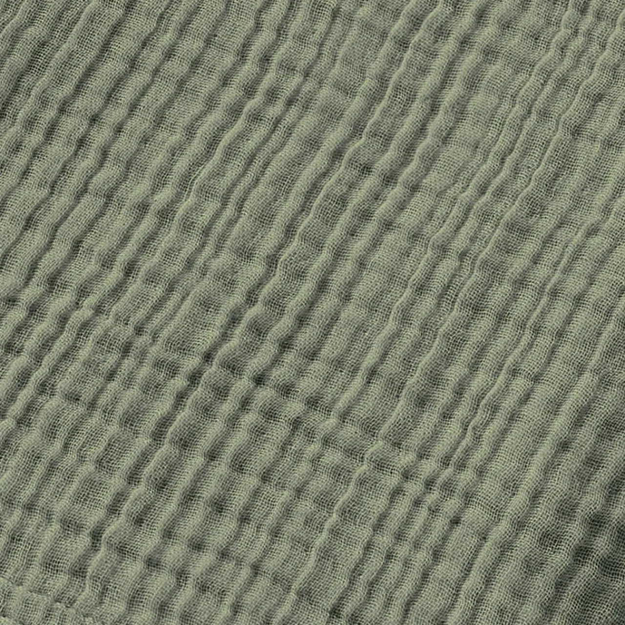 Linge De Bain|Serviette De Bain|EMINZA Serviette de bain gaze de coton (90 x 150 cm) Gaïa Vert romarin