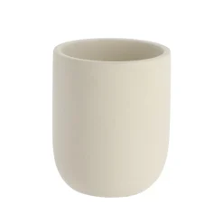 Accessoire Salle De Bain|TENDANCE Set d'accessoires salle de bain ciment Ibiza Beige