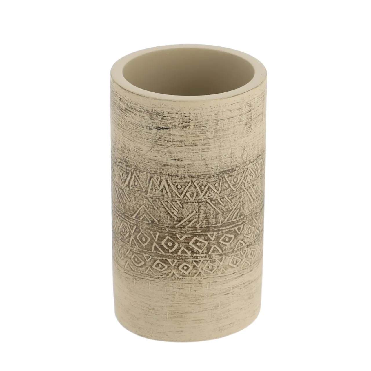 Accessoire Salle De Bain|TENDANCE Set d'accessoires salle de bain ciment Tanger Naturel