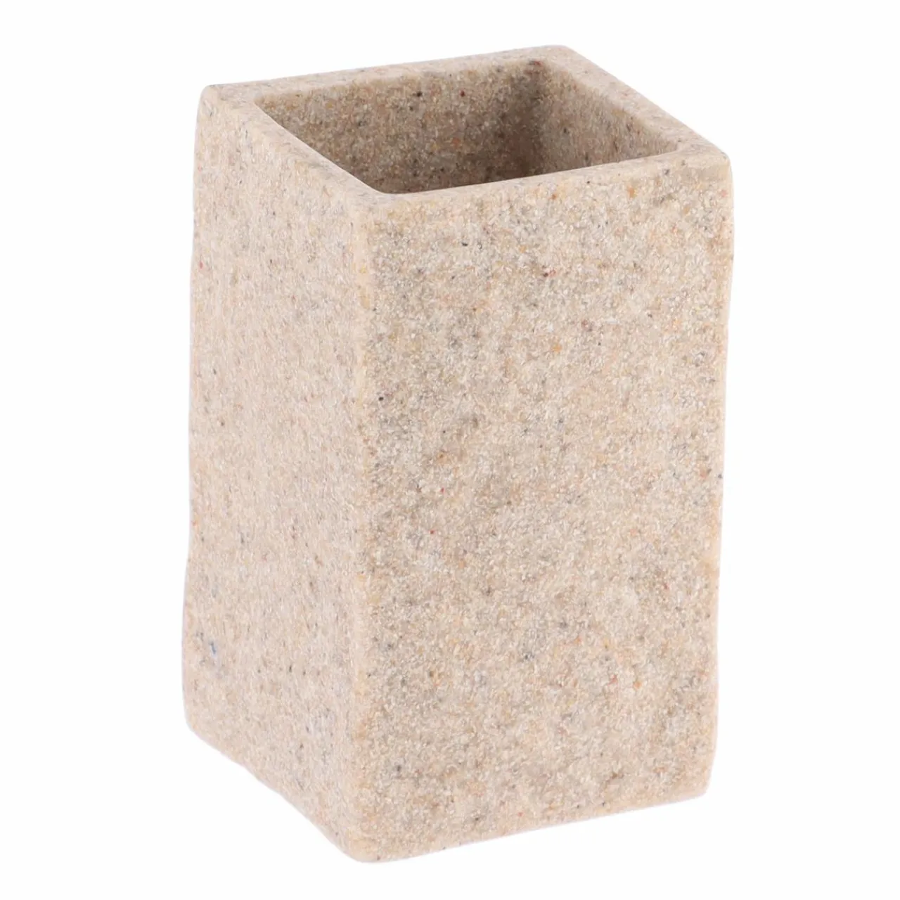 Accessoire Salle De Bain|TENDANCE Set d'accessoires salle de bain Effet Pierre Naturel Beige