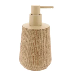 Accessoire Salle De Bain|TENDANCE Set d'accessoires salle de bain façon chêne Scandi Beige