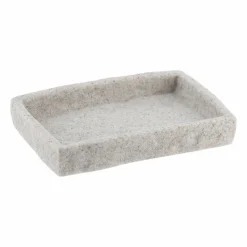 Accessoire Salle De Bain|TENDANCE Set d'accessoires salle de bain Effet Pierre Gris