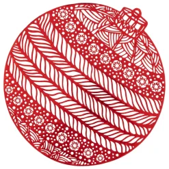 Nappe Et Chemin De Table|Feeric Lights & Christmas Set de table Boule Rouge