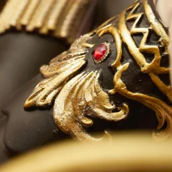 Personnage, Objet Grand Format|Père Noël, Animaux Et Personnage|EMINZA Soldat casse-noisette Géant (H195 cm) Evariste le trompettiste Noir