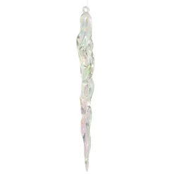 Décoration De Sapin|KAEMINGK Stalactite à suspendre (H18 cm) Ice irisé Transparent