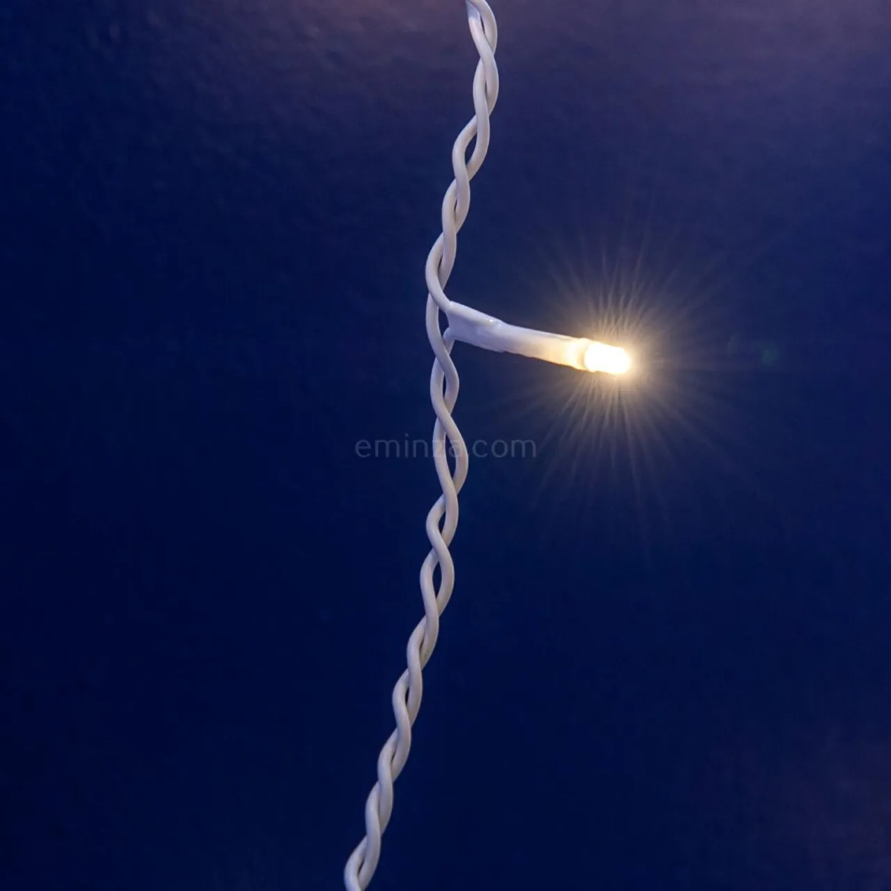 Guirlande Lumineuse|EMINZA Stalactite lumineuse 20 m 490 LED câble blanc Stars Blanc chaud Blanc Chaud - câble blanc
