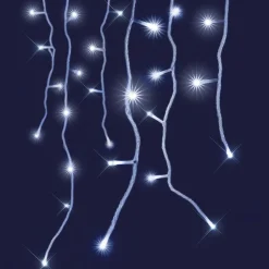 Guirlande Lumineuse|BLACHERE Stalactite lumineuse 22 m 288 LED Flashing light Blanc froid