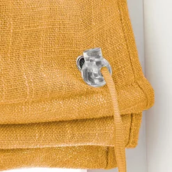 Store|EMINZA Store bateau passe tringle (45 x 180 cm) Robin Jaune ocre