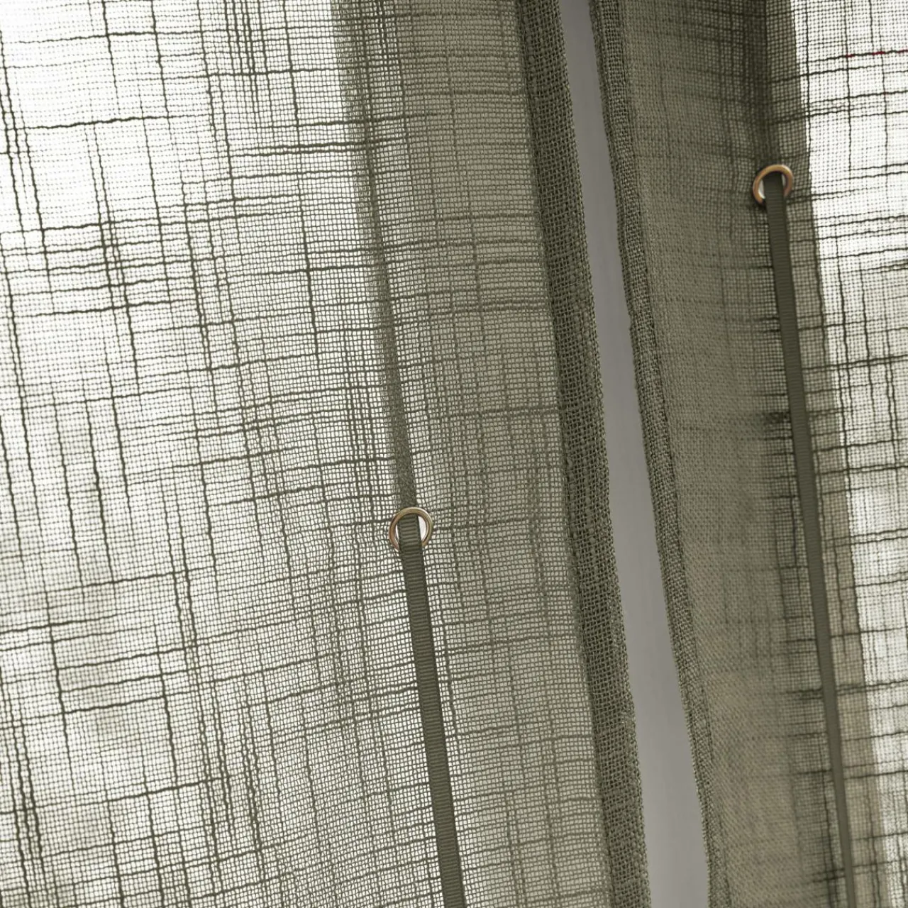 Store|EMINZA Store bateau passe tringle (45 x 180 cm) Robin Vert romarin