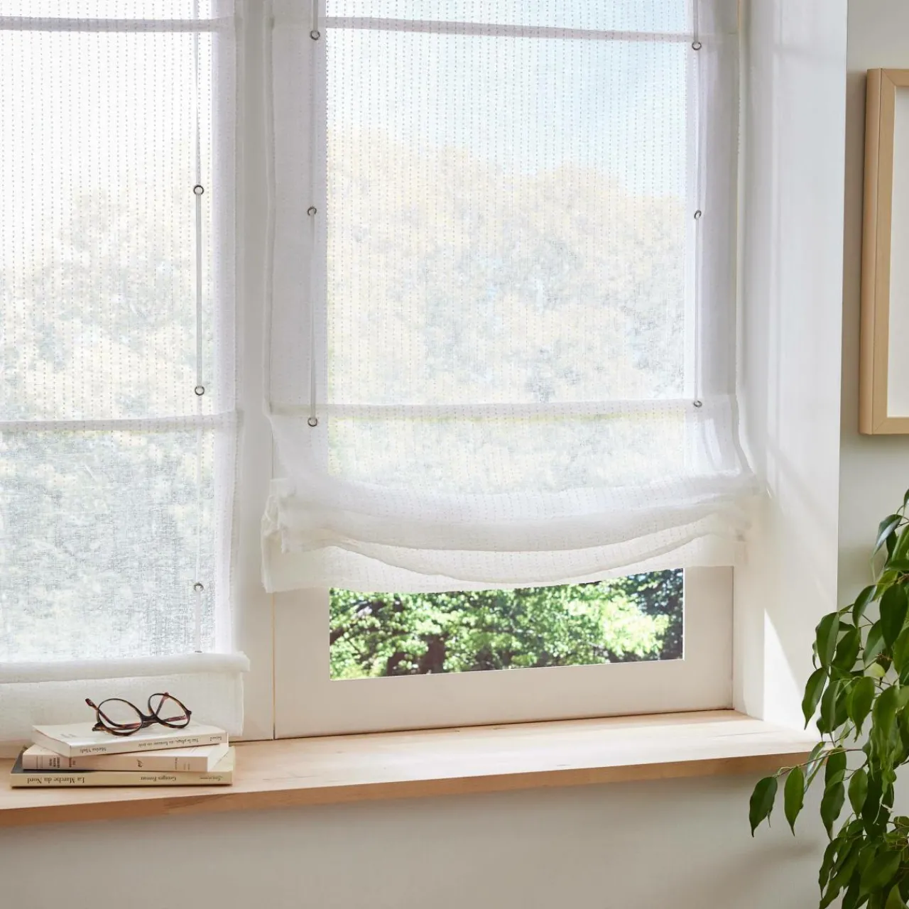 Store|EMINZA Store bateau passe tringle (60 x 180 cm) Arthur Blanc