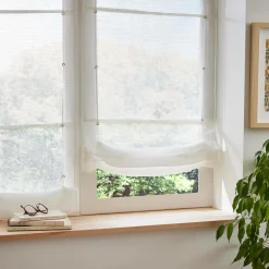 Store|EMINZA Store bateau passe tringle (60 x 180 cm) Luca Blanc