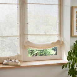 Store|EMINZA Store bateau passe-tringle (60 x 180 cm) Luca Beige