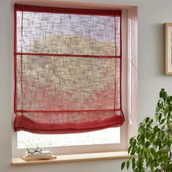 Store|EMINZA Store bateau passe-tringle (90 x 180 cm) Robin Terracotta