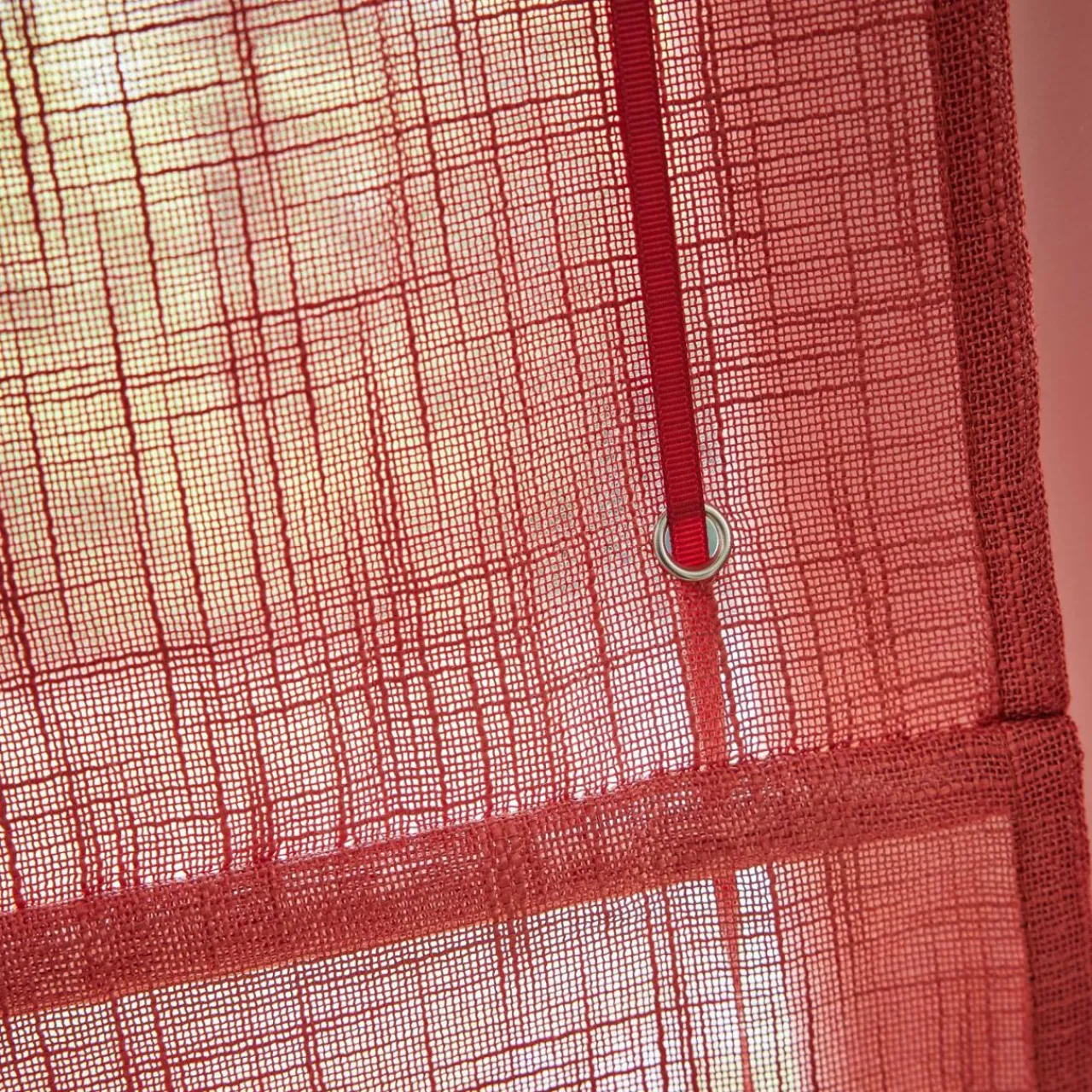 Store|EMINZA Store bateau passe-tringle (90 x 180 cm) Robin Terracotta