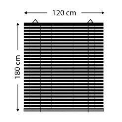 Store|LUANCE Store enrouleur extérieur effet rotin (120 x 180 cm) Tanoa Beige