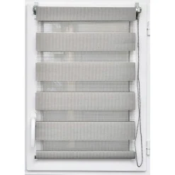Store|LUANCE Store enrouleur Jour / Nuit (45 x 90 cm) Gris clair