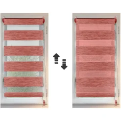 Store|LUANCE Store enrouleur Jour / Nuit (75 x 180 cm) Terracotta