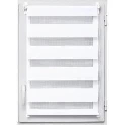 Store|LUANCE Store enrouleur Jour / Nuit (45 x 90 cm) Blanc