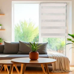 Store|LUANCE Store enrouleur Jour / Nuit (75 x 180 cm) Beige chiné