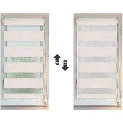 Store|LUANCE Store enrouleur Jour / Nuit (75 x 180 cm) Beige chiné